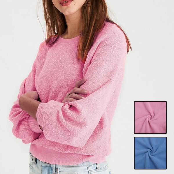 2018 autumn winter newly women long sleeve casual loose knit solid pullover sweatshirt, Black
2018 autumn winter newly women long sleeve casual loose knit solid pullover sweatshirt, Black