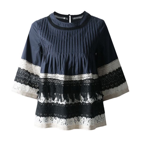 asymsay 2019 new spring and summer women's lace split joint fashion tshirt hollow out pullover shirt for women al1310, White
asymsay 2019 new spring and summer women's lace split joint fashion tshirt hollow out pullover shirt for women al1310, White