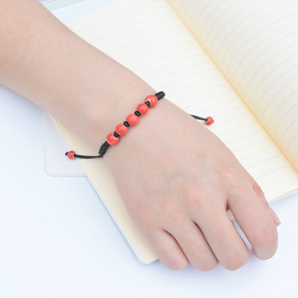exquisite ceramic bracelet beaded beads hand-woven bracelet ethnic style small and fresh jingdezhen bracelet, Black
exquisite ceramic bracelet beaded beads hand-woven bracelet ethnic style small and fresh jingdezhen bracelet, Black