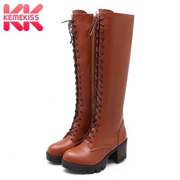 kemekiss 2020 brand knee high boots women winter warm fur cross strap platform shoes women knight high heel booties size 34-43, Black
kemekiss 2020 brand knee high boots women winter warm fur cross strap platform shoes women knight high heel booties size 34-43, Black
