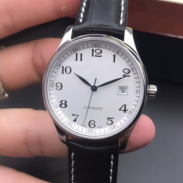 luxury watch mens watches 316l stainless steel case cowhide strap 2813 mechanical automatic sapphire fashion wristwatches montre de luxe, Slivery;brown
luxury watch mens watches 316l stainless steel case cowhide strap 2813 mechanical automatic sapphire fashion wristwatches montre de luxe, Slivery;brown