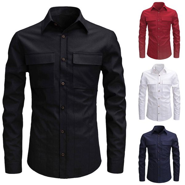 new arrival men shirt slim fit long sleeve casual button down shirts mens business office work chemise homme -2xl, White;black
new arrival men shirt slim fit long sleeve casual button down shirts mens business office work chemise homme -2xl, White;black