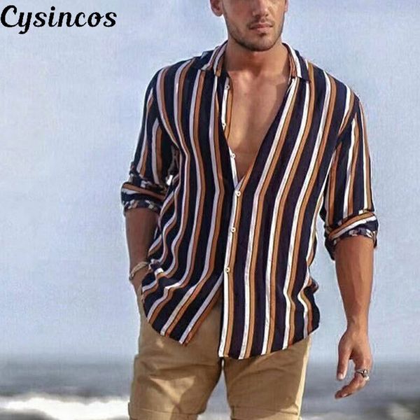 cysincos casual stripe shirt men cotton designer brand slim fit man shirts long sleeve white shirts man summer men's clothing, White;black
cysincos casual stripe shirt men cotton designer brand slim fit man shirts long sleeve white shirts man summer men's clothing, White;black