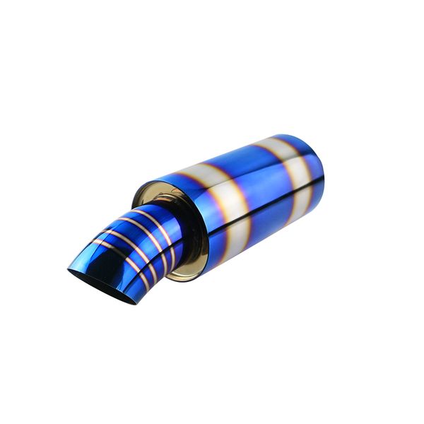 1pcs car exhaust tip burned blue outlet in 76mm straight-through high flow muffler pipe in 2'' good sound ship
1pcs car exhaust tip burned blue outlet in 76mm straight-through high flow muffler pipe in 2'' good sound ship
