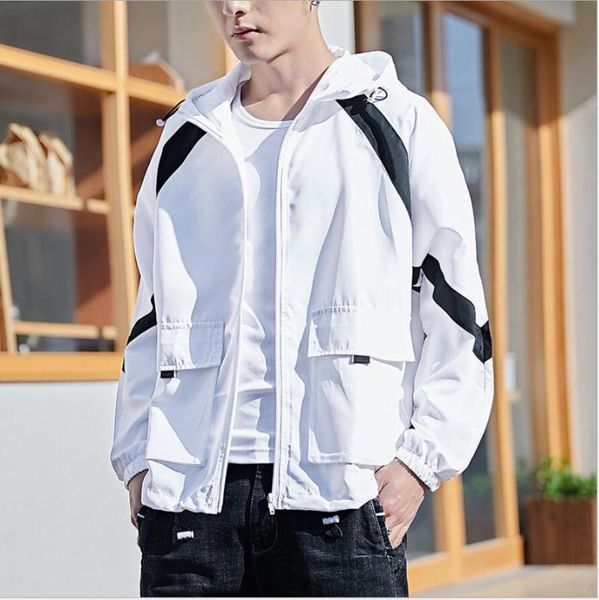 2020 new spring summer mens fashion outerwear windbreaker men' s thin jackets hooded casual sporting coat, Black;brown
2020 new spring summer mens fashion outerwear windbreaker men' s thin jackets hooded casual sporting coat, Black;brown