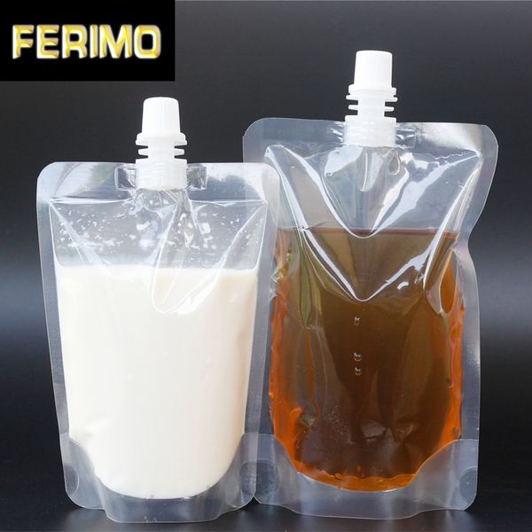 100 pack, stand-up plastic drink packaging bag spout pouch for beverage liquid juice milk coffee
100 pack, stand-up plastic drink packaging bag spout pouch for beverage liquid juice milk coffee