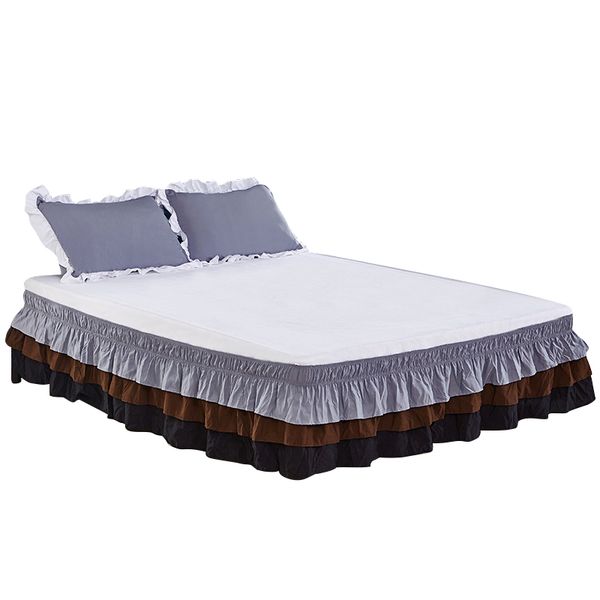 Princess impact color three layers cake bed skirt without bed surface tightness bed apron elastic band bedspread
Princess impact color three layers cake bed skirt without bed surface tightness bed apron elastic band bedspread