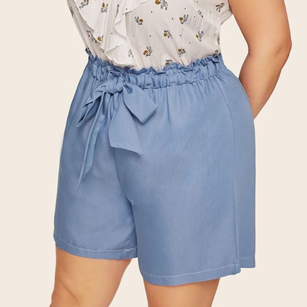 fashion womens plus size frill lacing casual solid loose pants slim shorts women looseelastic waist casual solid, White;black
fashion womens plus size frill lacing casual solid loose pants slim shorts women looseelastic waist casual solid, White;black