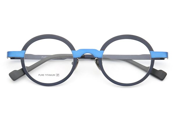 men women pure titanium retro round circle unique eyewear full-rim fashion classic prescription eyeglass frames, Black
men women pure titanium retro round circle unique eyewear full-rim fashion classic prescription eyeglass frames, Black
