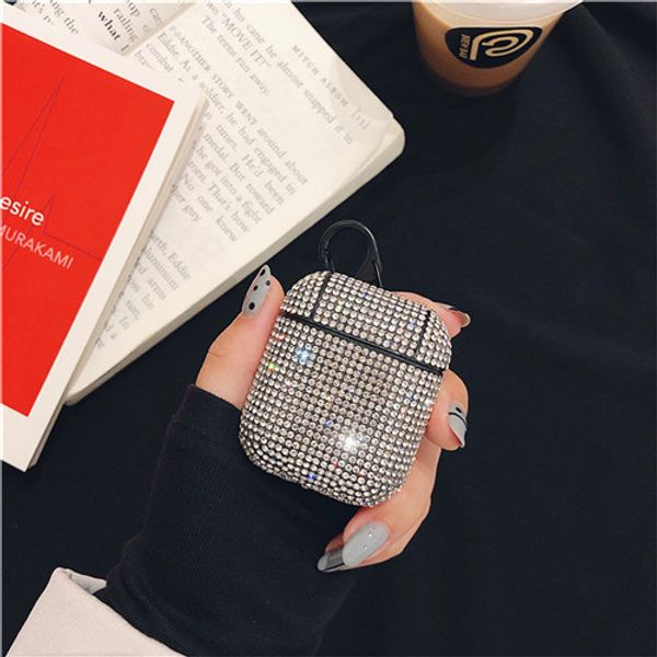 crystal diamond case shining glistening for airpods 1/2 case for apple airpods protector cover with anti lost hook clasp keychain
crystal diamond case shining glistening for airpods 1/2 case for apple airpods protector cover with anti lost hook clasp keychain