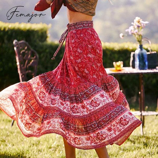 femajor casual boho long skirts women fashion floral print beach holiday skirts ladies high waist lace up skirt female red skirt, Black
femajor casual boho long skirts women fashion floral print beach holiday skirts ladies high waist lace up skirt female red skirt, Black