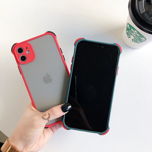 luxury shockproof phone case for iphone 11 11pro max 7 8 plus silicone translucent matte phone cover for iphone xr xs max case
luxury shockproof phone case for iphone 11 11pro max 7 8 plus silicone translucent matte phone cover for iphone xr xs max case