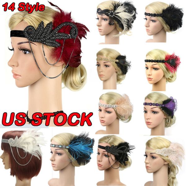 retro1920s headband feather 20's bridal great gatsby flapper gangster headpiece party hats sellings
retro1920s headband feather 20's bridal great gatsby flapper gangster headpiece party hats sellings