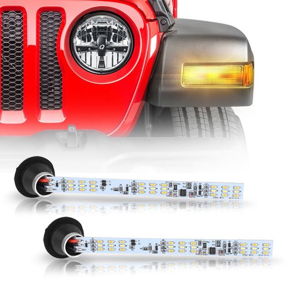led turn signal lighting kit , 12v 60w daytime running lamp with 36-smd white/amber for 2018-up wrangler jl sport trim
led turn signal lighting kit , 12v 60w daytime running lamp with 36-smd white/amber for 2018-up wrangler jl sport trim