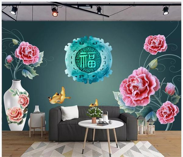 customized 3d p silk mural wallpaper interior decoration blessing goldfish beautiful vase fashion living room tv sofa background wall
customized 3d p silk mural wallpaper interior decoration blessing goldfish beautiful vase fashion living room tv sofa background wall