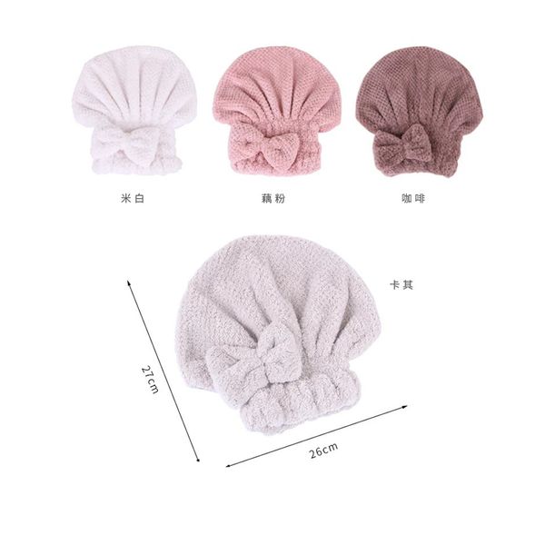 bowknot polyester cotton super absorbent dry hair towel for women thicken soft magic shower cap head wrap makeup hat salon towel
bowknot polyester cotton super absorbent dry hair towel for women thicken soft magic shower cap head wrap makeup hat salon towel