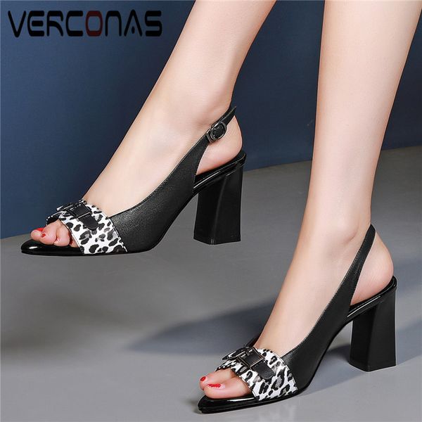 verconas women thick heel genuine leather 2020 design comfortable lace up sandals high heels summer concise shoes woman, Black
verconas women thick heel genuine leather 2020 design comfortable lace up sandals high heels summer concise shoes woman, Black