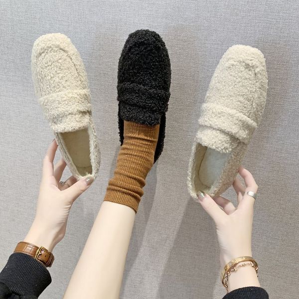 casual woman shoe slip on shoes for women female footwear shallow mouth women's moccasins modis loafers fur round toe slip-on, Black
casual woman shoe slip on shoes for women female footwear shallow mouth women's moccasins modis loafers fur round toe slip-on, Black