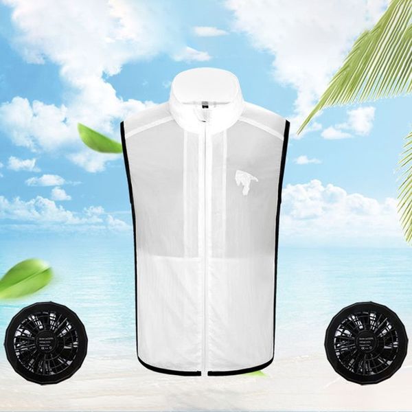 summer outdoor sports vest cooling fan running vest smart air conditioner camping clothing sun protection clothing jacketzj running jerseys, Black;blue
summer outdoor sports vest cooling fan running vest smart air conditioner camping clothing sun protection clothing jacketzj running jerseys, Black;blue