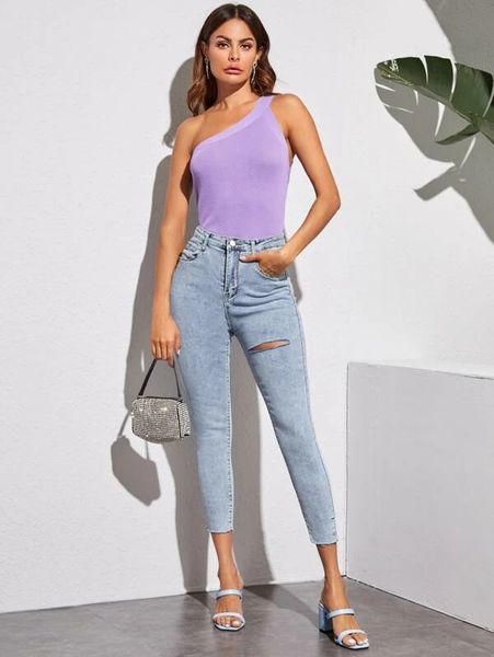 women's jeans fashion women high waisted skinny ripped denim pants slim pencil trousers, Blue
women's jeans fashion women high waisted skinny ripped denim pants slim pencil trousers, Blue