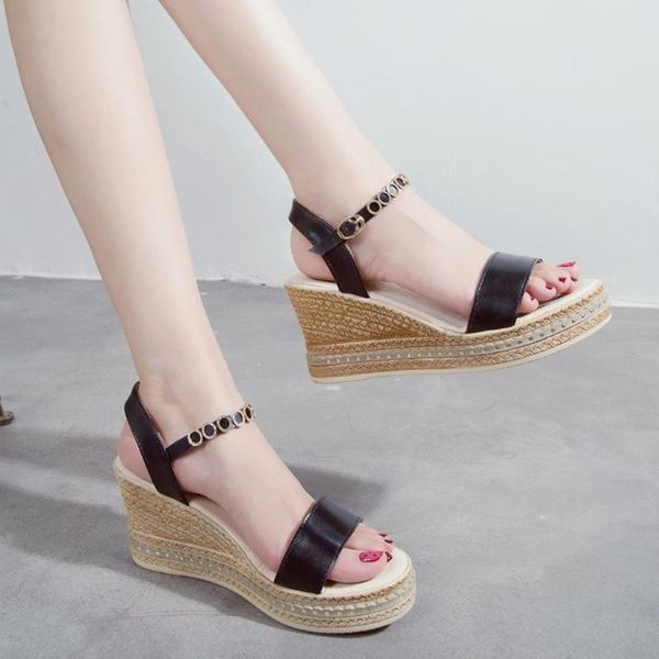 solid fashion novelty sandals women ankle strap peep toe super high ladies shoes wedges crystal summer casual sandals dropship, Black
solid fashion novelty sandals women ankle strap peep toe super high ladies shoes wedges crystal summer casual sandals dropship, Black