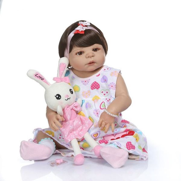 22inch 56cm newborn bebe doll reborn baby doll in tan skin full body silicone bath toy lol dolls xmas gfit
22inch 56cm newborn bebe doll reborn baby doll in tan skin full body silicone bath toy lol dolls xmas gfit