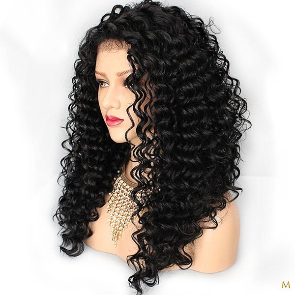 deep wave 13x4 lace front human hair wigs for black women baby hair 150% brazilian remy pre plucked middle ratio bleached jko, Black;brown
deep wave 13x4 lace front human hair wigs for black women baby hair 150% brazilian remy pre plucked middle ratio bleached jko, Black;brown