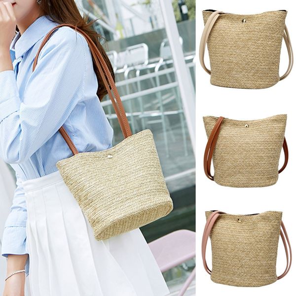 2019 south korea's new straw bag casual handbag summer holiday shoulder bag ladies weaving bucket beach shoulder bags#25
2019 south korea's new straw bag casual handbag summer holiday shoulder bag ladies weaving bucket beach shoulder bags#25