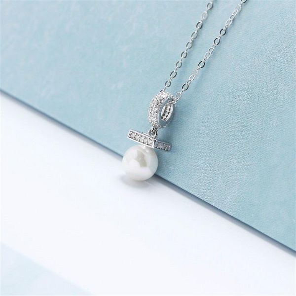 925 sterling silver necklace women pearl jewelry cubic zirconia fashion fine jewelry party simple necklaces & pendants 925-137
925 sterling silver necklace women pearl jewelry cubic zirconia fashion fine jewelry party simple necklaces & pendants 925-137