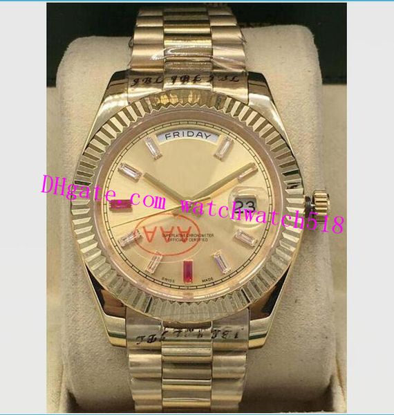luxury watch 3 style mens ii 18k gold 41mm diamond ruby watch box/papers 218235 asia 2813 movement mechanical automatic men's watches, Slivery;brown
luxury watch 3 style mens ii 18k gold 41mm diamond ruby watch box/papers 218235 asia 2813 movement mechanical automatic men's watches, Slivery;brown