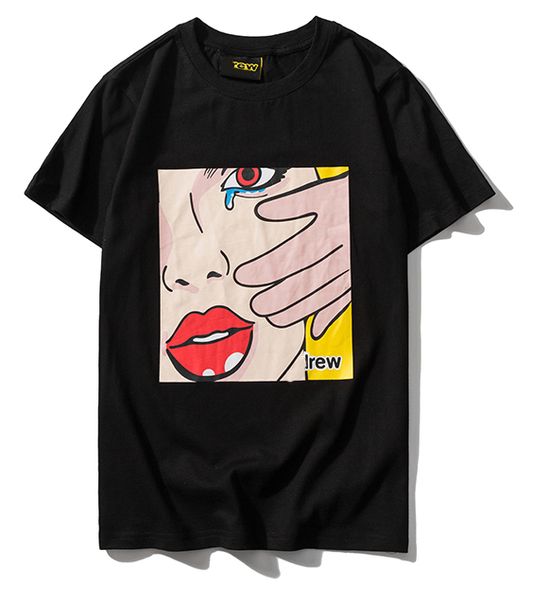 tide brand luxury designer tee shirts clothes street hip hop tees cotton comfortable t-shirts leisure wild breathable summer t-shirt, White;black
tide brand luxury designer tee shirts clothes street hip hop tees cotton comfortable t-shirts leisure wild breathable summer t-shirt, White;black