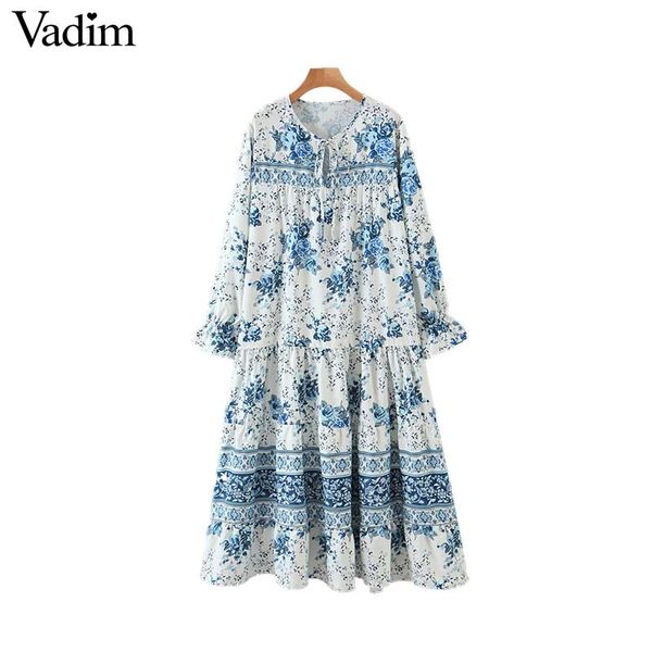 vadim women elegant floral maxi dress bow tie long bell sleeve straight style female ankle length dresses vestidos qd312, Black;gray
vadim women elegant floral maxi dress bow tie long bell sleeve straight style female ankle length dresses vestidos qd312, Black;gray