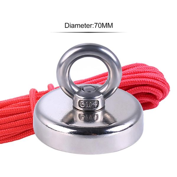 super strong fishing magnet neodymium magnet with countersunk hole and eyebolt 20m rope pulling force 110kg support wholesale
super strong fishing magnet neodymium magnet with countersunk hole and eyebolt 20m rope pulling force 110kg support wholesale