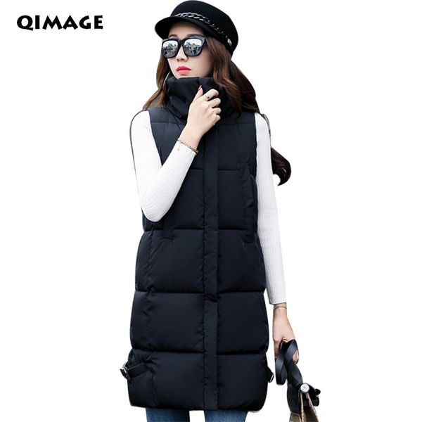 q-image women winter long vests 2017 slim down cotton vest jacket sleeveless lady thick warm waistcoat vest women's clothing, Black;white
q-image women winter long vests 2017 slim down cotton vest jacket sleeveless lady thick warm waistcoat vest women's clothing, Black;white