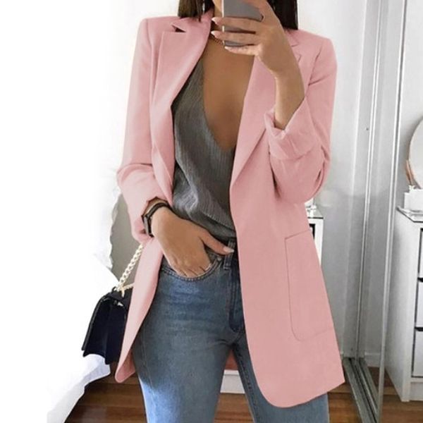 turn-down collar casual outerwear work cocktail all-match slim fit daily wear party women blazer club solid long sleeve, White;black
turn-down collar casual outerwear work cocktail all-match slim fit daily wear party women blazer club solid long sleeve, White;black