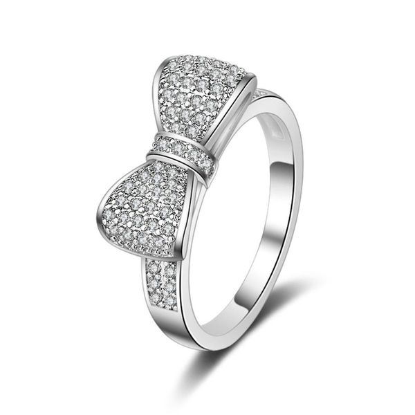 women fashion 925 sterling silver bowknot natural white birthstone bride princess wedding engagement ring, Slivery;golden
women fashion 925 sterling silver bowknot natural white birthstone bride princess wedding engagement ring, Slivery;golden
