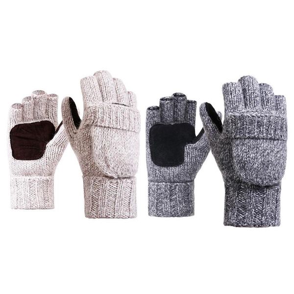 knitted half finger gloves men women winter warm thick flip outdoor gloves flip wool work thick fingerless, Blue;gray
knitted half finger gloves men women winter warm thick flip outdoor gloves flip wool work thick fingerless, Blue;gray
