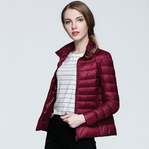 2019 women light down jacket high-end fashion winter white duck down jacket casual outerwear autumn warm coat parkas, Black
2019 women light down jacket high-end fashion winter white duck down jacket casual outerwear autumn warm coat parkas, Black