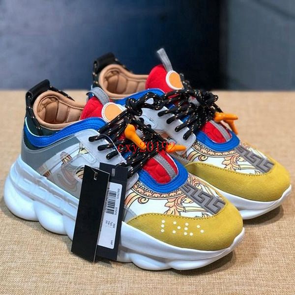 new chain reaction men women luxury designer shoes spotted black multi color rubber suede fashion trainers sneakers shoes
new chain reaction men women luxury designer shoes spotted black multi color rubber suede fashion trainers sneakers shoes