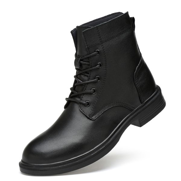 large size mens casual high top boots cow leather shoes autumn winter ankle snow boot black warm cotton-padded shoe zapatos bota
large size mens casual high top boots cow leather shoes autumn winter ankle snow boot black warm cotton-padded shoe zapatos bota