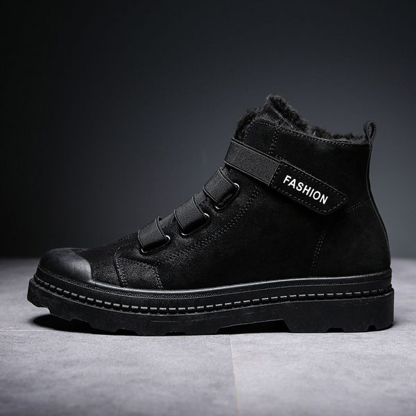 male shoes ankle boots for boots plush warm men winter shoes men sneakers winter 2019, Black
male shoes ankle boots for boots plush warm men winter shoes men sneakers winter 2019, Black