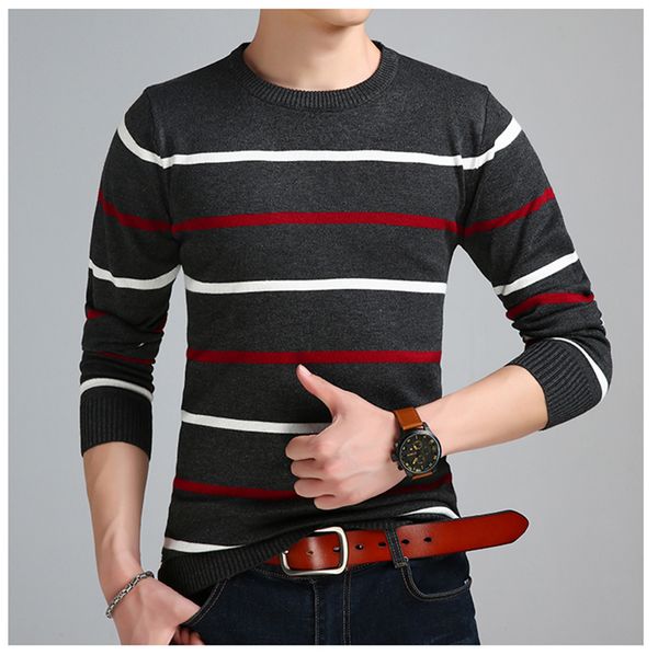 2019 brand social cotton thin men's pullover sweaters casual crocheted striped knitted sweater men slim fit jersey clothes, White;black
2019 brand social cotton thin men's pullover sweaters casual crocheted striped knitted sweater men slim fit jersey clothes, White;black