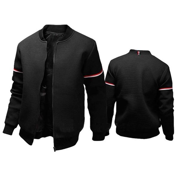 mens autumm solid color fashion jackets stand collar long sleeve business style homme clothing casual apparel, Black;brown
mens autumm solid color fashion jackets stand collar long sleeve business style homme clothing casual apparel, Black;brown