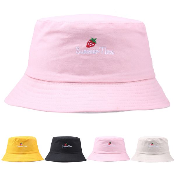 embroidery letter strawberry hunting bucket cap sun protection cotton fisherman fishing hat outdoor sport cap
embroidery letter strawberry hunting bucket cap sun protection cotton fisherman fishing hat outdoor sport cap
