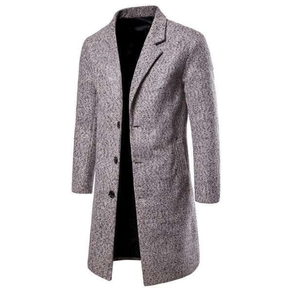 winter wool coat men's wool coat casual slim collar men's long cotton collar trench, Black
winter wool coat men's wool coat casual slim collar men's long cotton collar trench, Black