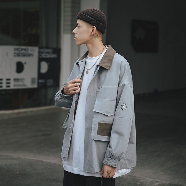 2019 spring and autumn new japanese chic trend baseball uniform korean students bf harajuku loose casual jacket gray / khaki, Black;brown
2019 spring and autumn new japanese chic trend baseball uniform korean students bf harajuku loose casual jacket gray / khaki, Black;brown