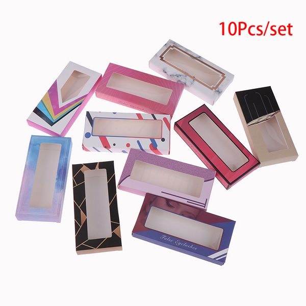 10pcs/set empty holographic false lashes box soft paper eyelashes packaging case for false eyelashes
10pcs/set empty holographic false lashes box soft paper eyelashes packaging case for false eyelashes
