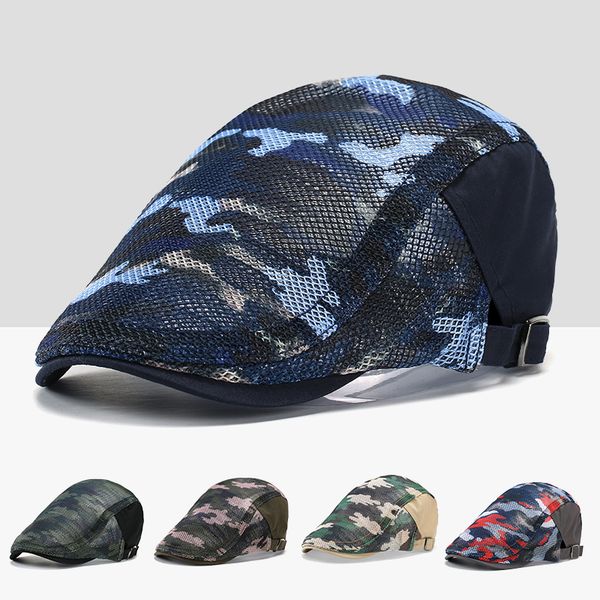 male spring summer outdoors cotton polyester mesh peaked cap men casual flat beret hats women cool newsboy caps 55-60cm, Blue;gray
male spring summer outdoors cotton polyester mesh peaked cap men casual flat beret hats women cool newsboy caps 55-60cm, Blue;gray