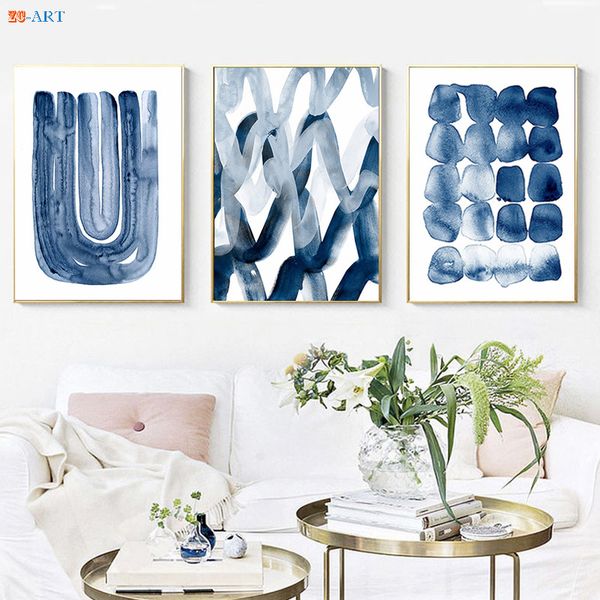 minimalist abstract watercolor painting navy blue wall art canvas painting poster print wall pictures for living room home decor
minimalist abstract watercolor painting navy blue wall art canvas painting poster print wall pictures for living room home decor