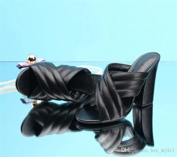 women fashion summer new fashion leather chunky heel high heel women fashion show high heel slippers women cross straps slippes, Black
women fashion summer new fashion leather chunky heel high heel women fashion show high heel slippers women cross straps slippes, Black